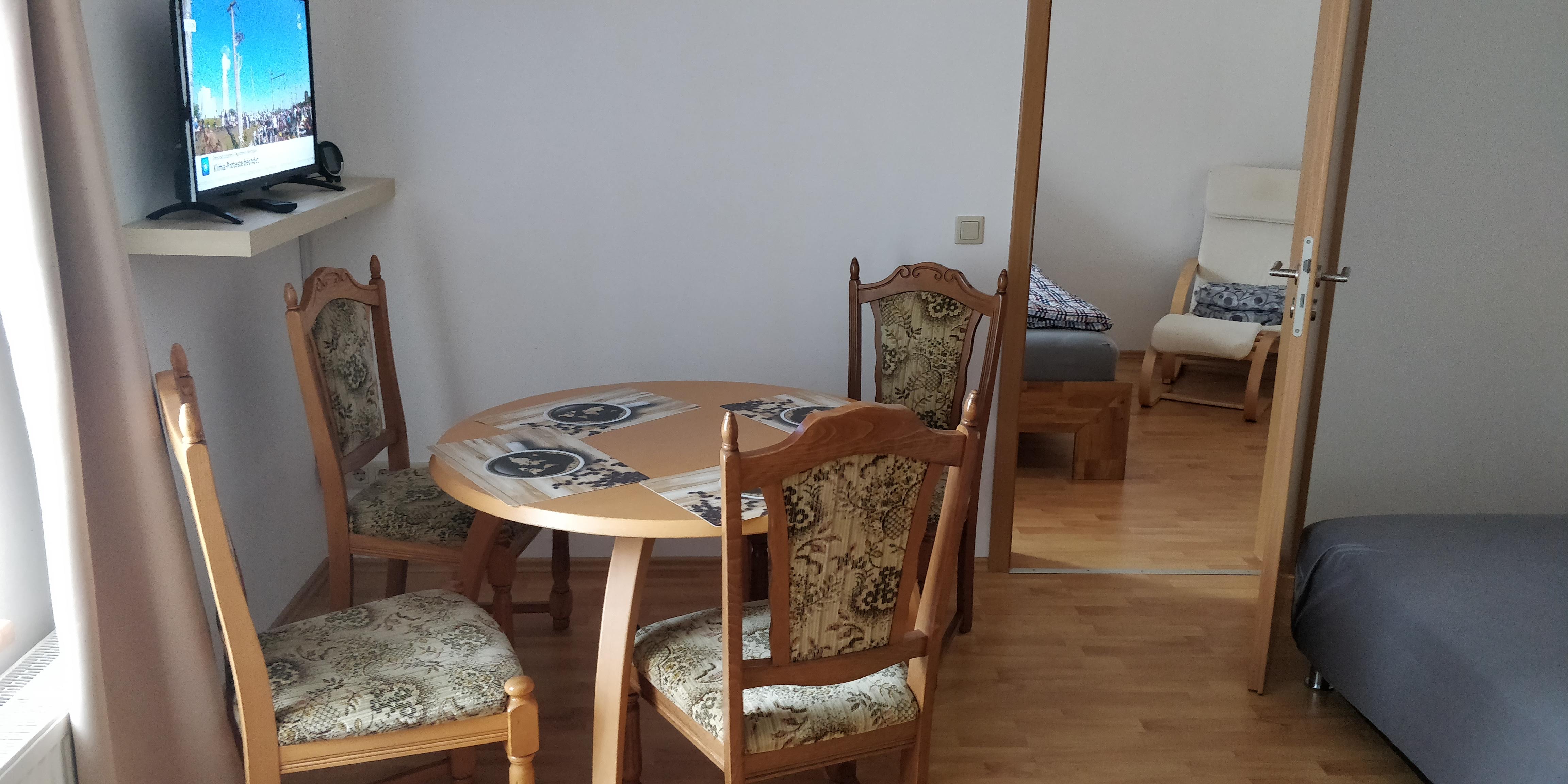 Studio mit kleiner Küche